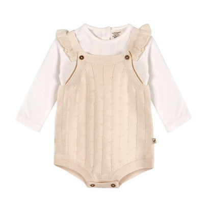KNIT ROMPER SET