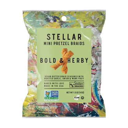 Bold & Herby Pretzel Braids