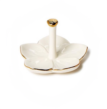 Flower Ceramic RIng Holder