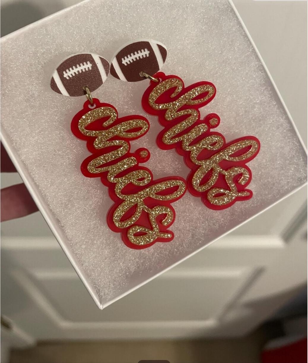 Chiefs Earrings