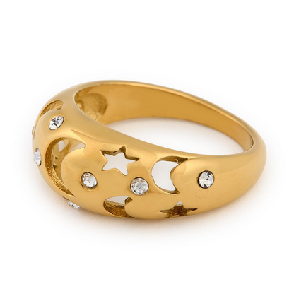 Ring Around Waterproof Statement Ring