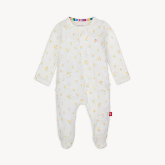Evangeline Magnetic Footie with Ruffle