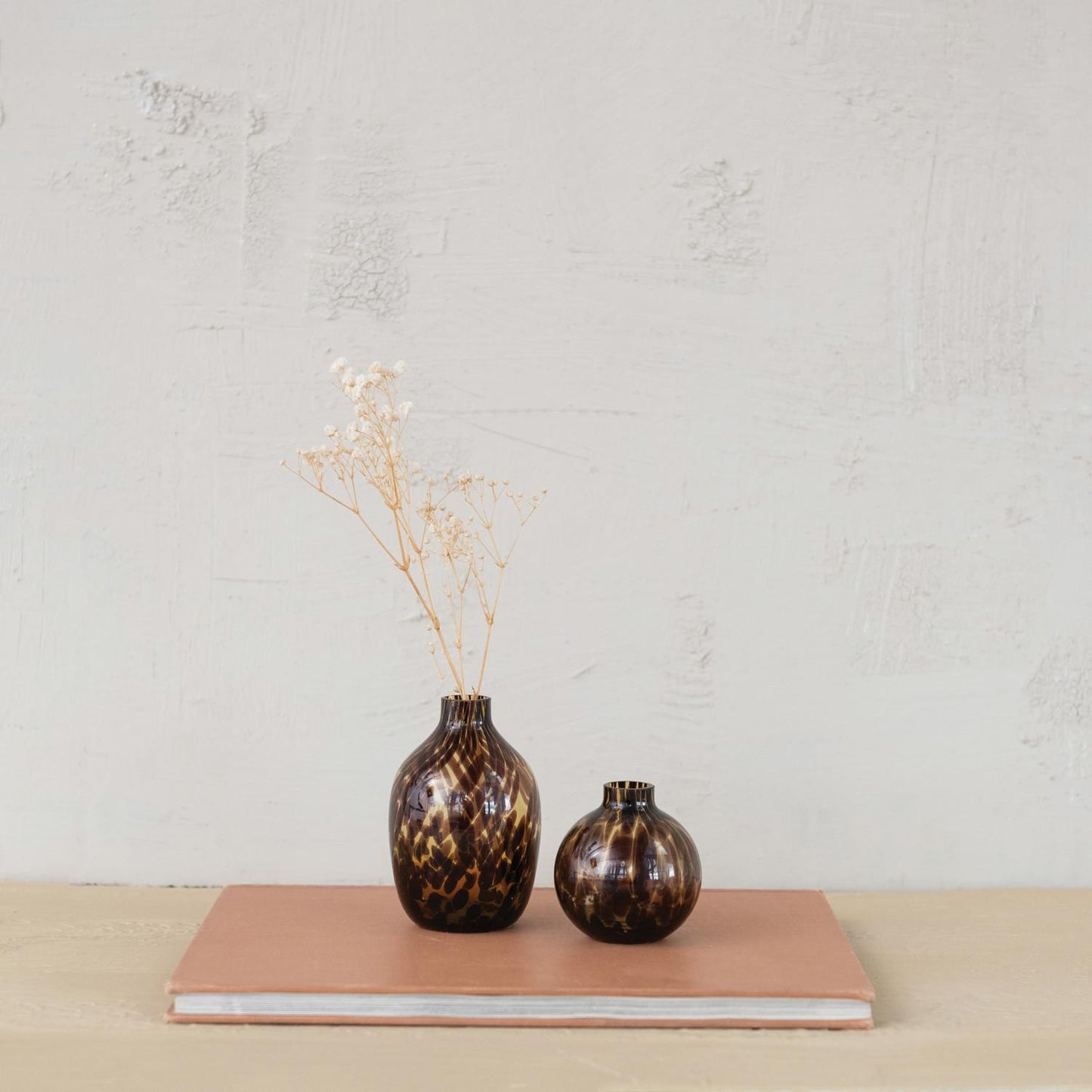 Tortoise Glass Mini Vase