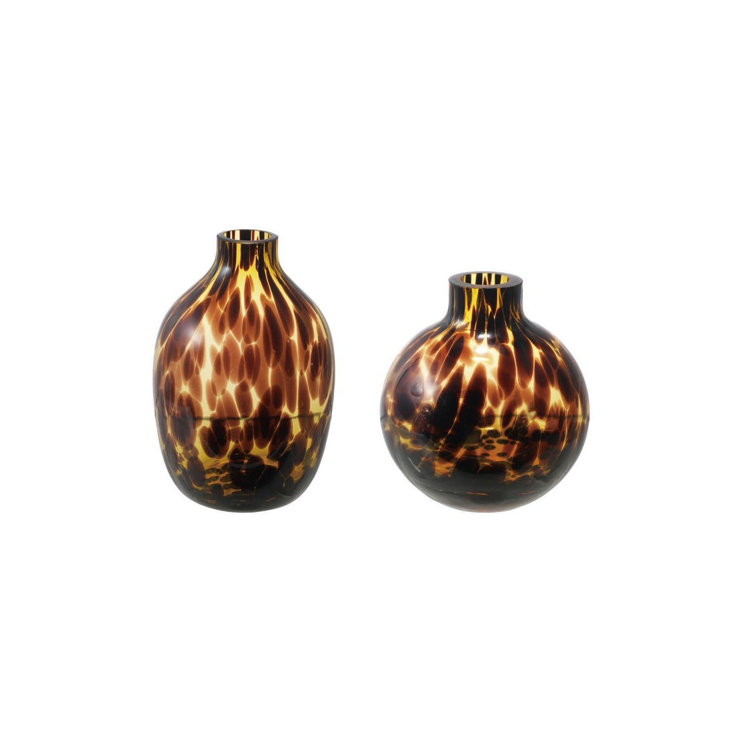 Tortoise Glass Mini Vase