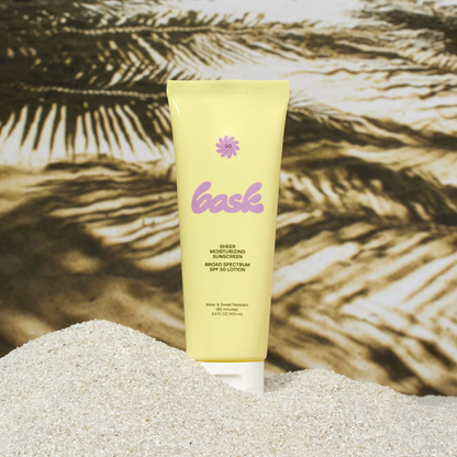 Bask Sheer Moisturizing SPF Lotion Sunscreen 3.4oz