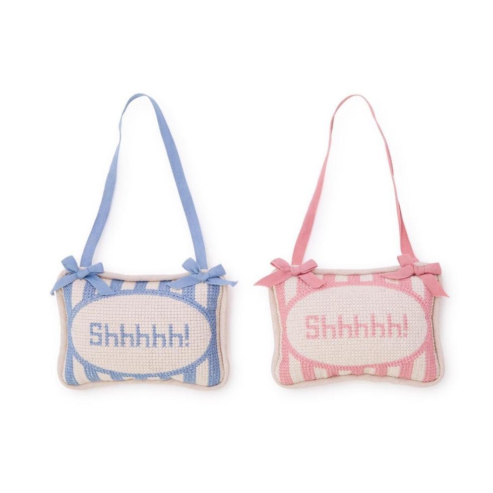 Shhhhh! Pillow Door Hanger