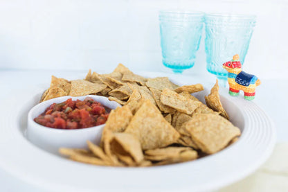 Pinstripes Melamine Chip and Dip