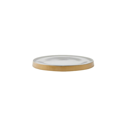 Gilded Glass Candle Coaster