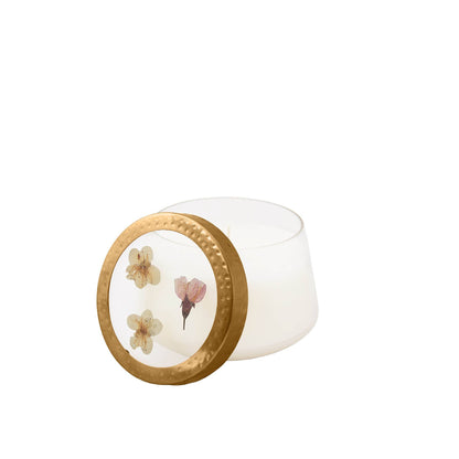 Geranium Oud Accent Pressed Floral Candle