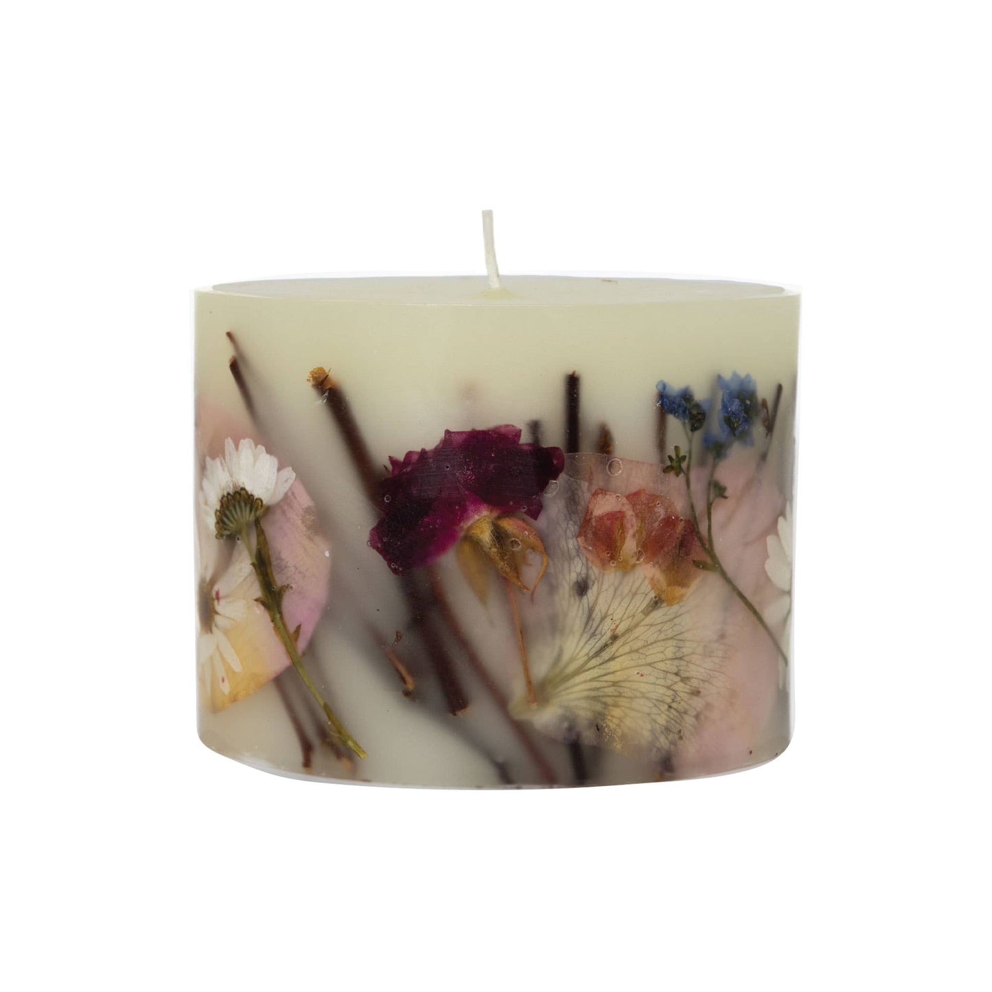 Apricot Rose Petite Oval Botanical Candle